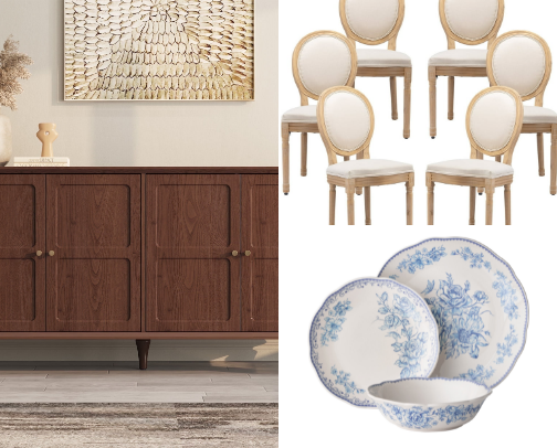 ✨ Affordable Timeless Dining Room Finds | Walmart cover photo collage