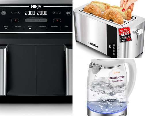 Amazon Kitchen Finds USA cover photo collage