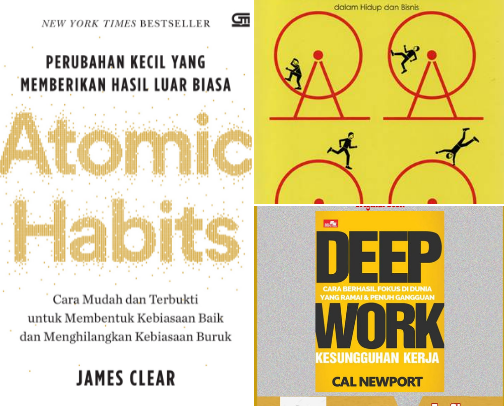 Books That Make You More Productive cover photo collage