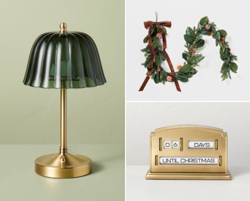 Target Finds: Home Office Holiday Decor cover photo collage