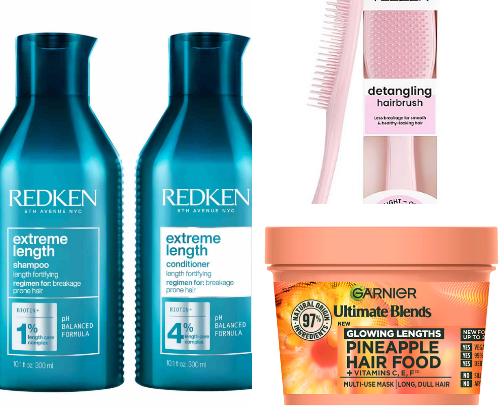 My favourite hair recs cover photo collage