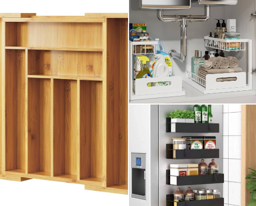 Cozy & Collected - Organizational Items for Your Home cover photo collage