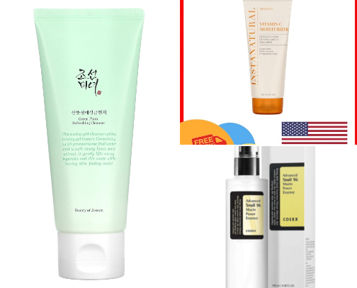 ✨ My Glass Skin Routine for Hydrated, Glowy Skin cover photo collage