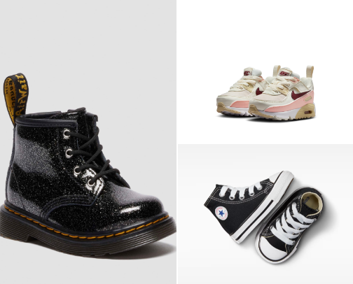 Trendy and Iconic Baby and Toddler Shoes: Sneakers & Boots 👟👶🏻 cover photo collage