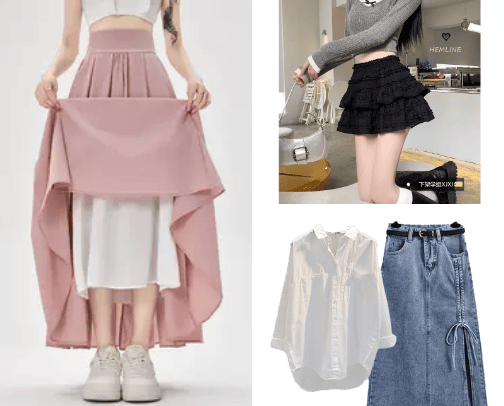 Favorite Daily Skirt cover photo collage