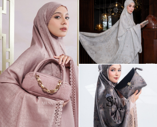 Elegant Women Prayer Sets (Mukena & Muslim Prayer Wear)🕌🧕🏼 cover photo collage