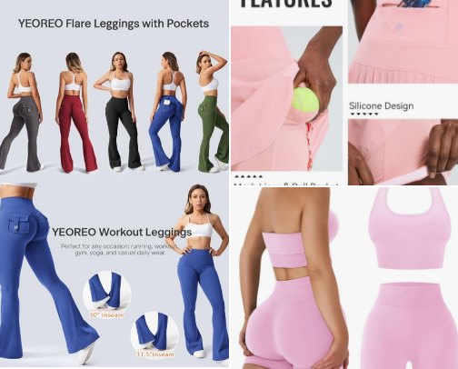 Chic Activewear Picks cover photo collage