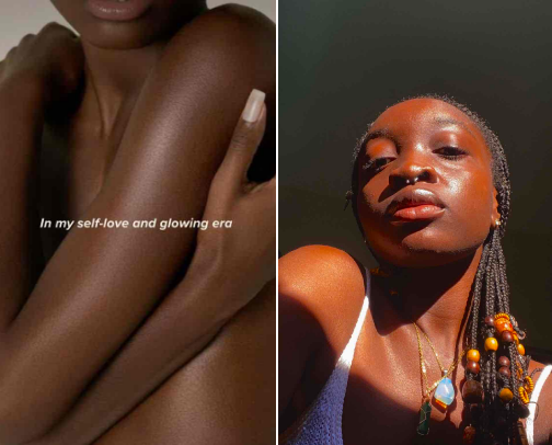 we hate ashy skin. cover photo collage