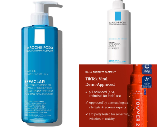 skincare essentials cover photo collage