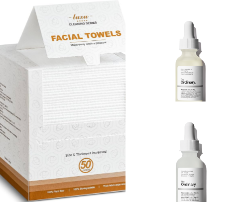 Skincare essentials cover photo collage