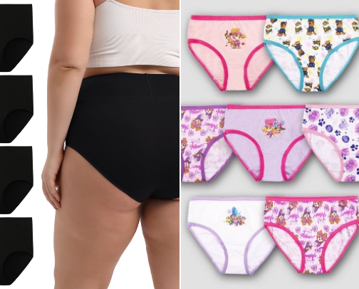 Comfy Cotton undies cover photo collage