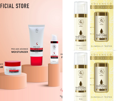 Skincare cream cover photo collage