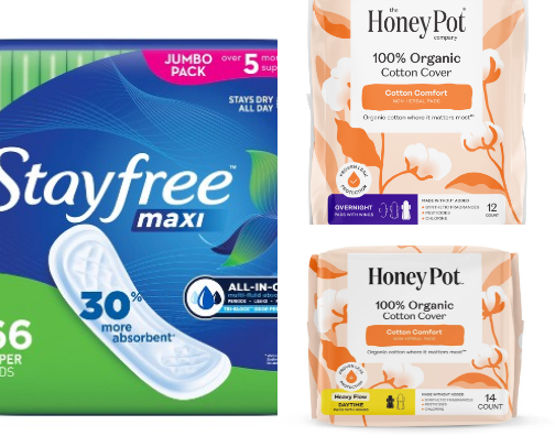 Heavy Period Girl Approved: The Best Period Products (clean products) cover photo collage