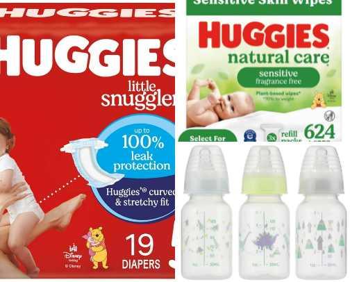 Baby essentials cover photo collage