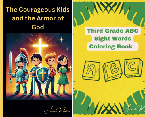 Christan children books cover photo collage
