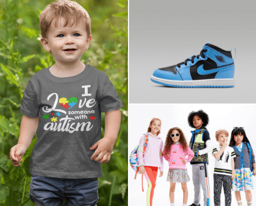 "Kids Fashion Style” cover photo collage