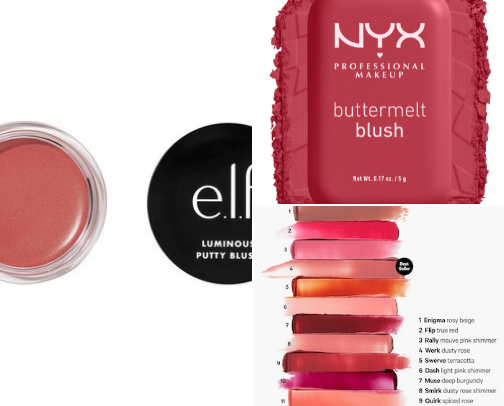 "Burgundy" blushes cover photo collage