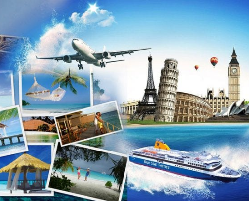 Travel and Tours cover photo collage