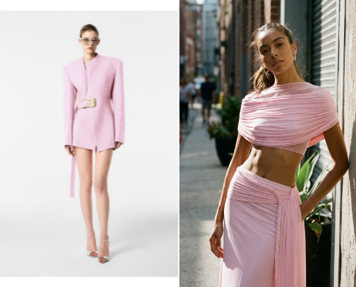 baby pink outfit👚 cover photo collage