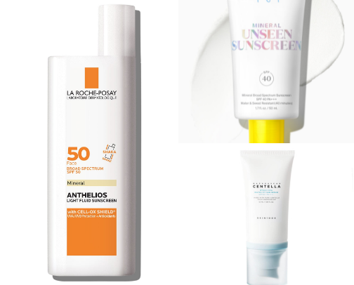 SUNSCREEN GUIDE: TYPES & SKIN MATCH cover photo collage