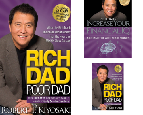 Money Mindset Musts: My Favorite Robert Kiyosaki Books for Financial Freedom cover photo collage