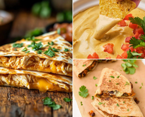 Delicious Mexican food cover photo collage