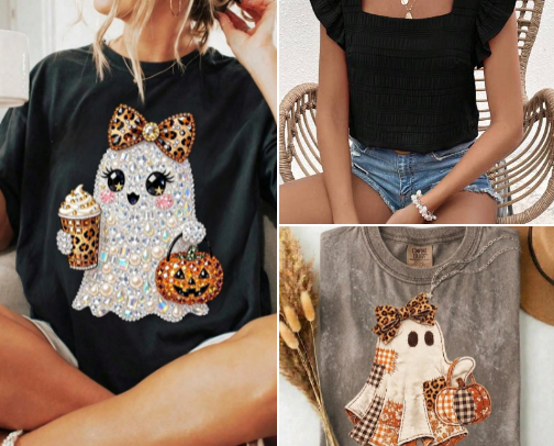 Womens shirt cover photo collage