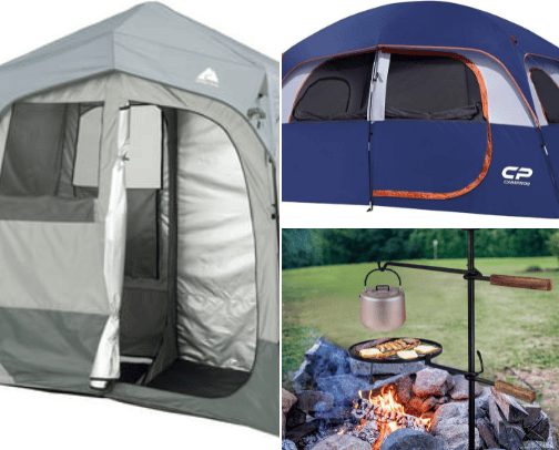 Camping and Outdoors cover photo collage