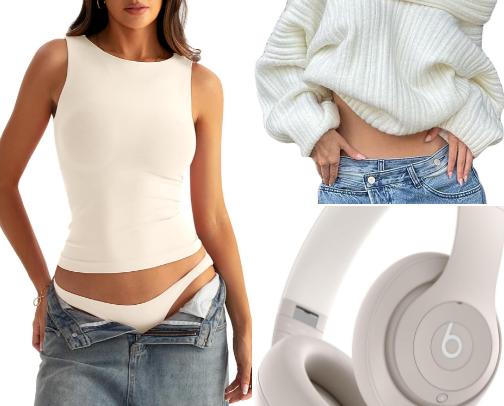 Amazon-cute and cozy things🤍☕️ cover photo collage