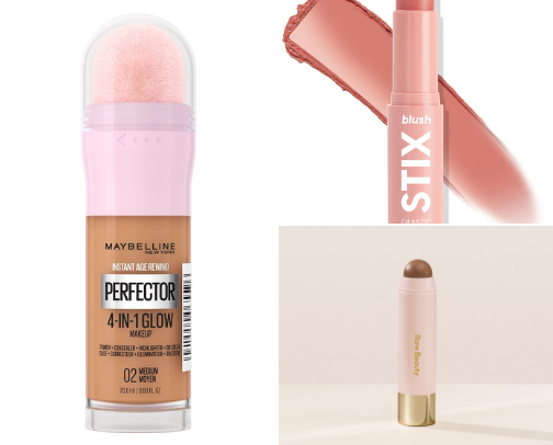 Everyday Makeup Products ✨ cover photo collage