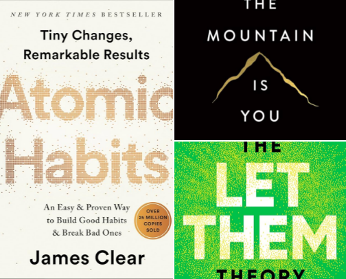 Self-Help Books Every Busy Mom Should Read cover photo collage