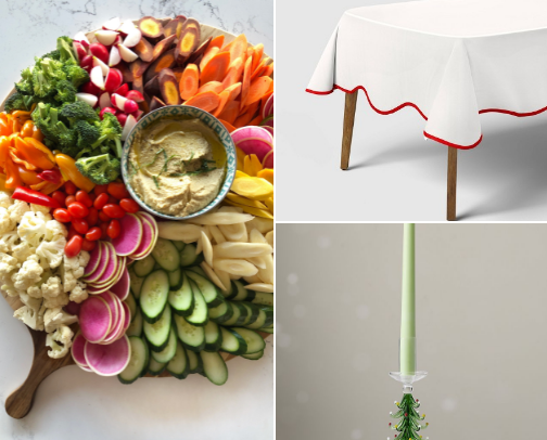 Holiday party essentials for the healthy girl cover photo collage