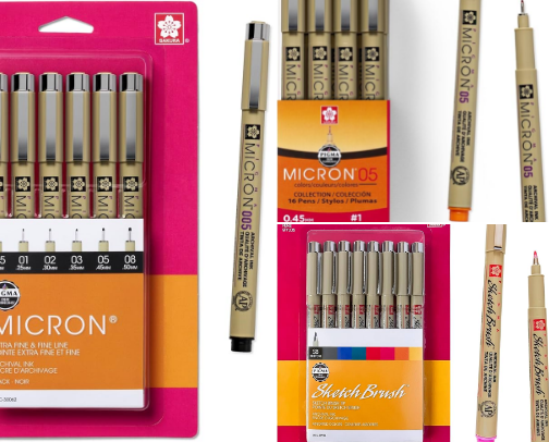 Scrapbooking and journaling supplies cover photo collage