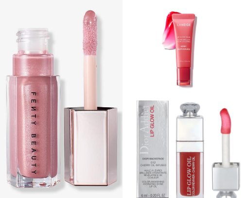 Soft Glam Beauty for Women Who Want Radiant Skin & Glossy Lips cover photo collage