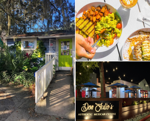 Yummy eats near USF cover photo collage