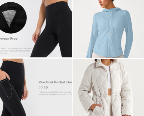 Run, Lift, Lounge: Active Looks I Live In cover photo collage