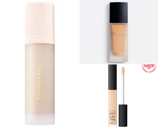 acne safe/non camedegenic makeup cover photo collage