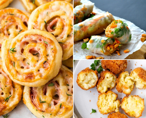 Easy Party nibbles to impress cover photo collage