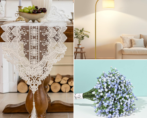 The cutest shabby chic Amazon finds cover photo collage