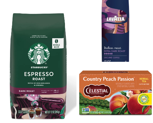 My Favorite Coffee & Tea Brands & Flavors! cover photo collage