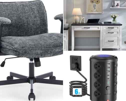 Dream home office cover photo collage