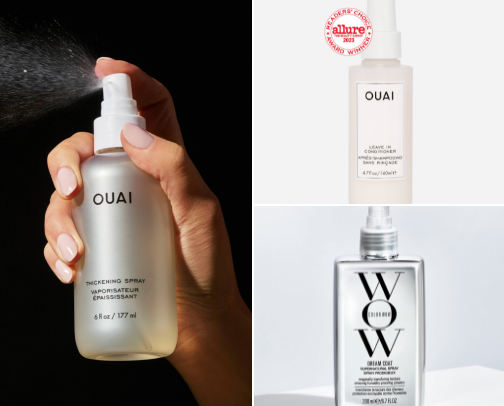 Hair care products you can find in my bathroom cover photo collage