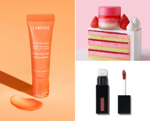 Lip balms cover photo collage