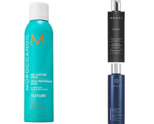 My fave products for my fine hair cover photo collage