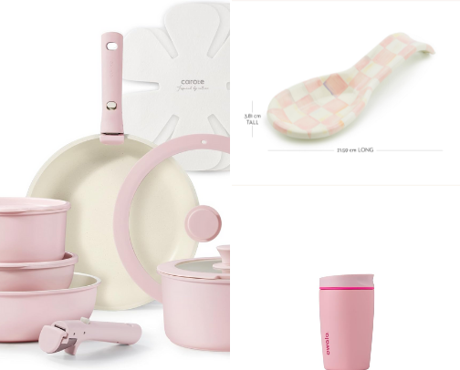 💕 Favorite pink finds 💕 cover photo collage