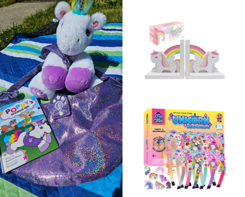 Unicorns are Calling!  All Things Unicorns for Birthdays & gifts. cover photo collage