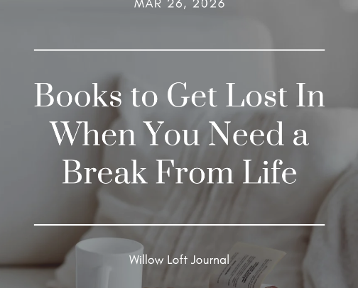 Books to Get Lost In When You Need a Break From Life cover photo collage