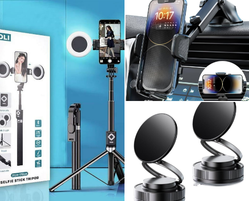 Content creator must haves! cover photo collage