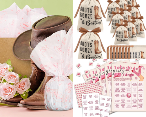 Bachelorette Party Themes from Amazon 💍🖤🪩 cover photo collage