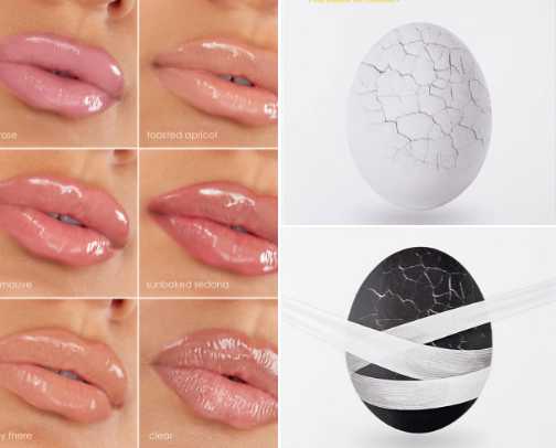 “Lazy But Luxe: Masks & Facials” cover photo collage